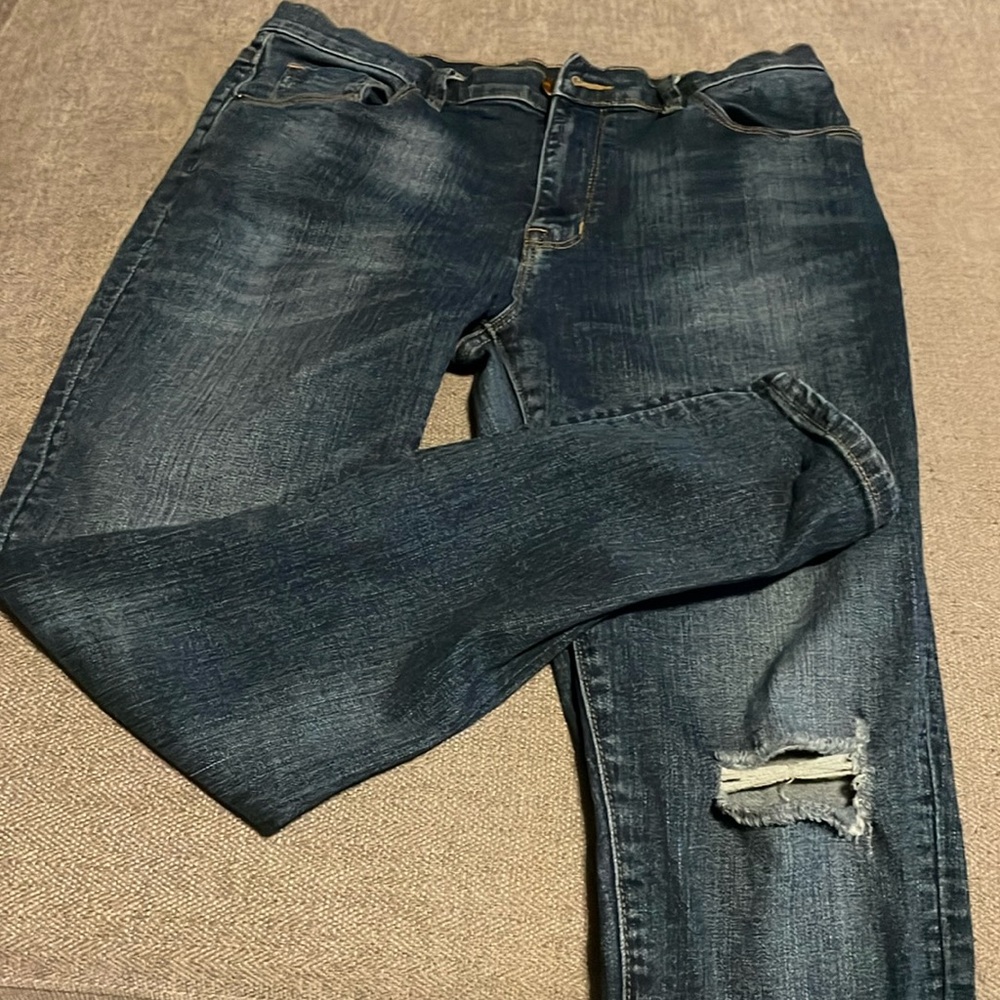 BDG jeans with hole in left knee